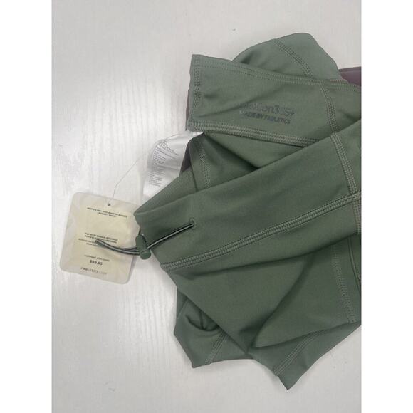 Fabletics Motion365 High Waisted Bungee Legging Palm Plum Khloe Sz Large Short - Picture 5 of 5